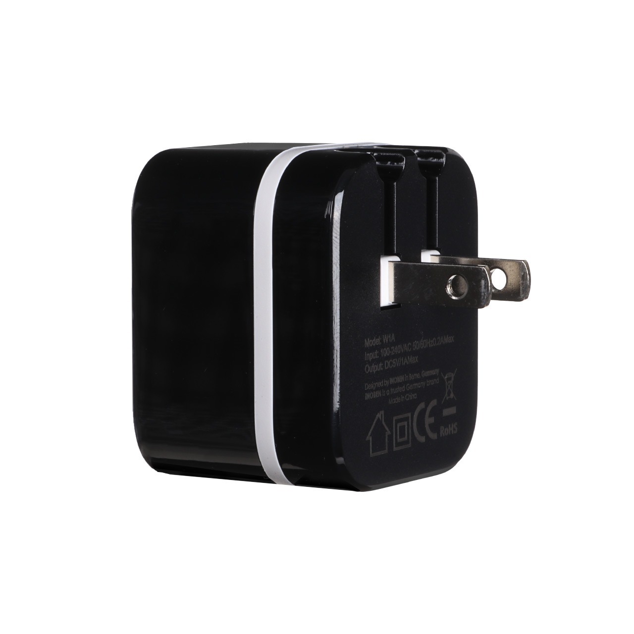 شارژر دیواری فست دو پورت iNOBEN مدل iCHARGE W34 - مشکی